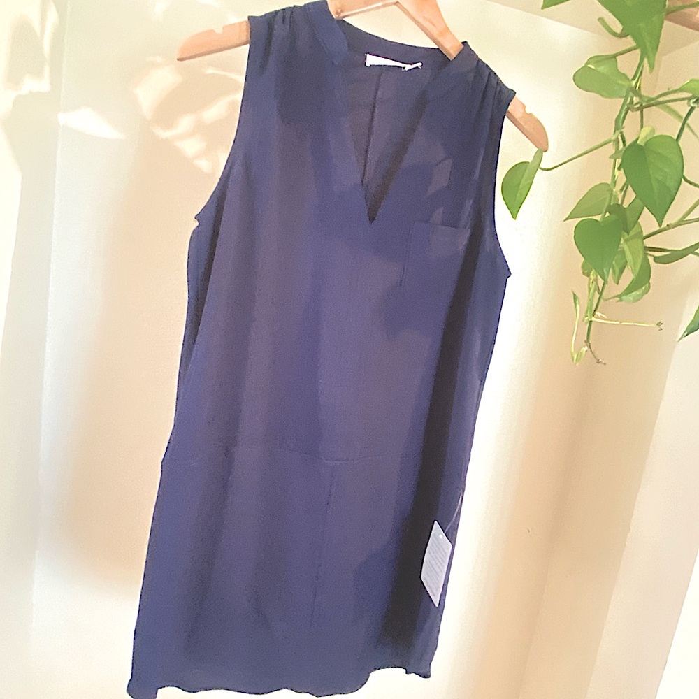 SOLD -Lush navy dress